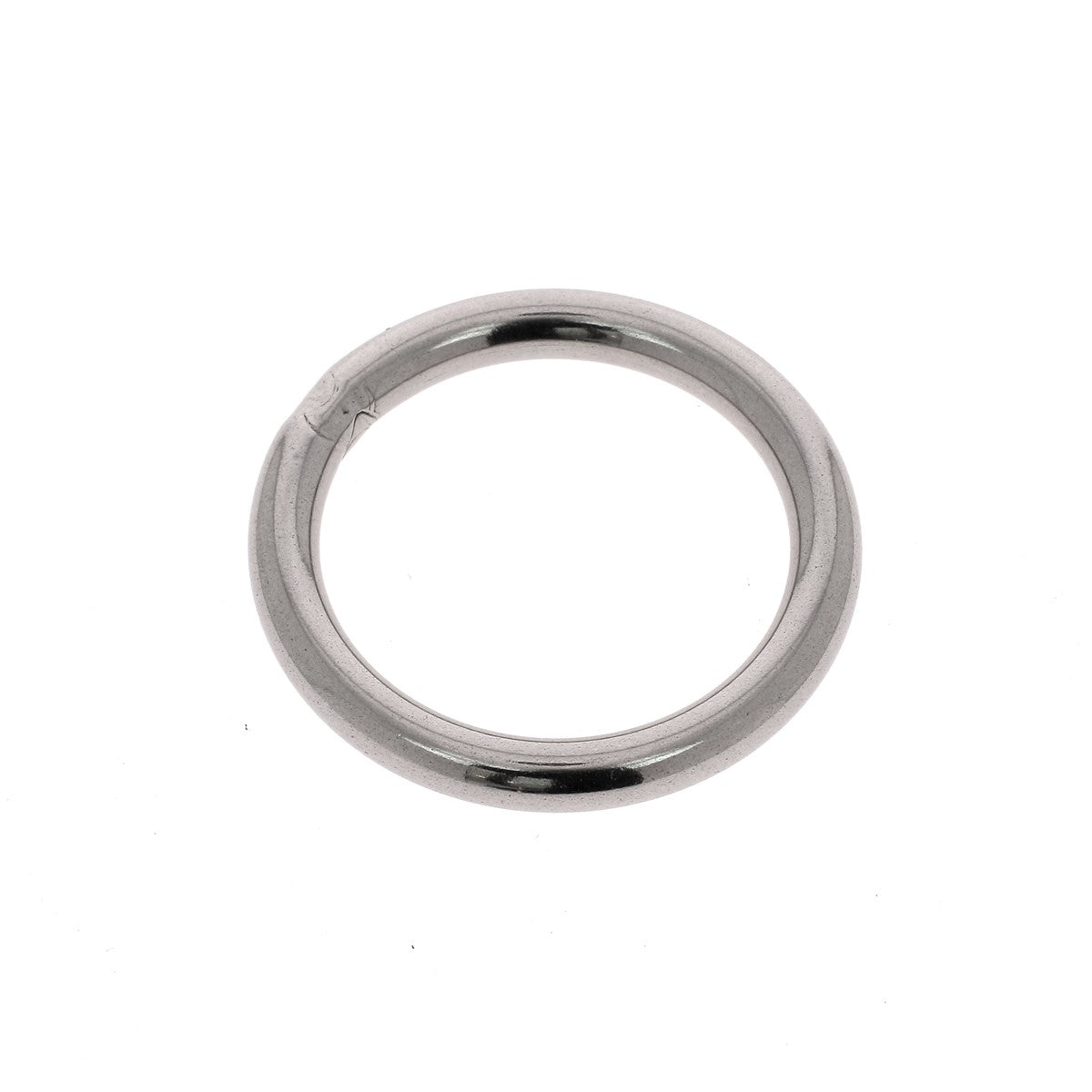 Lot De 2 Anneaux Inox Ronds 6x50mm - Solides Et Polyvalents