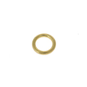 Anneau rond moulé en laiton pour bouclerie, 15 mm de diamètre avec fil de 3,5 mm, fabriqué en Autres.