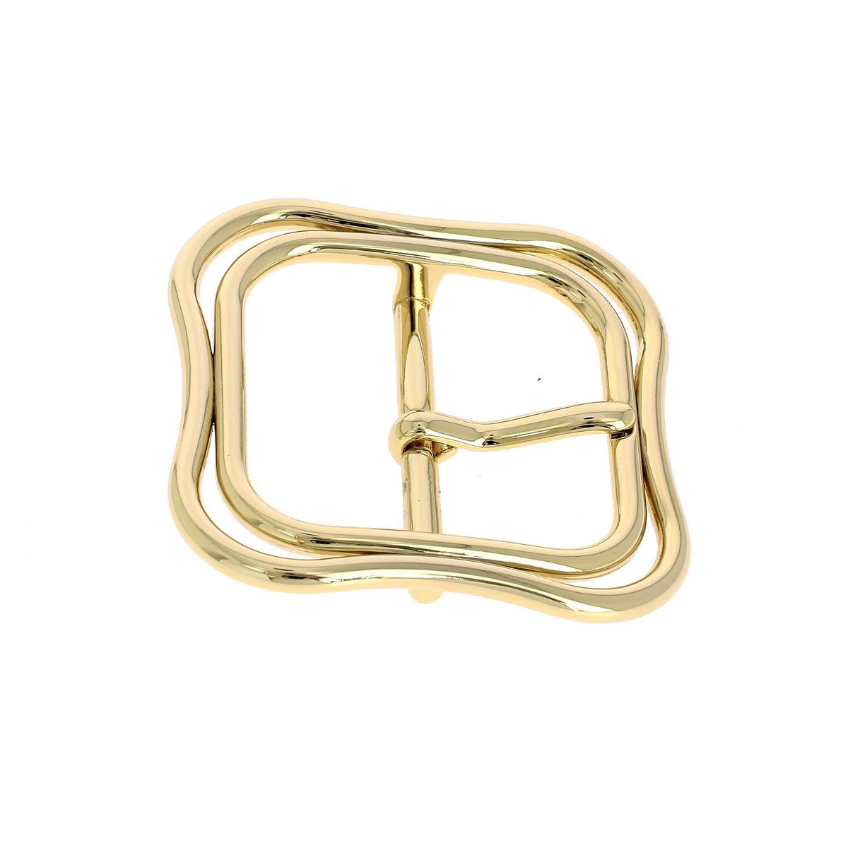 Lot De 2 Boucles De Ceinture Double Ardillon Argent Vieilli - Pour Sangle De 40 Mm, Alliage De Zinc