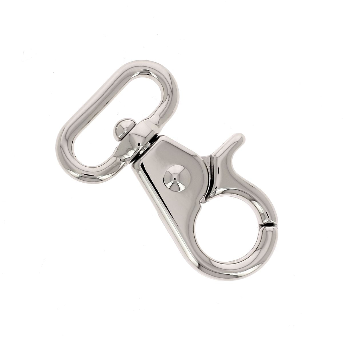 Mousqueton tournant rond - Pour lanière de 20mm - Deco Cuir