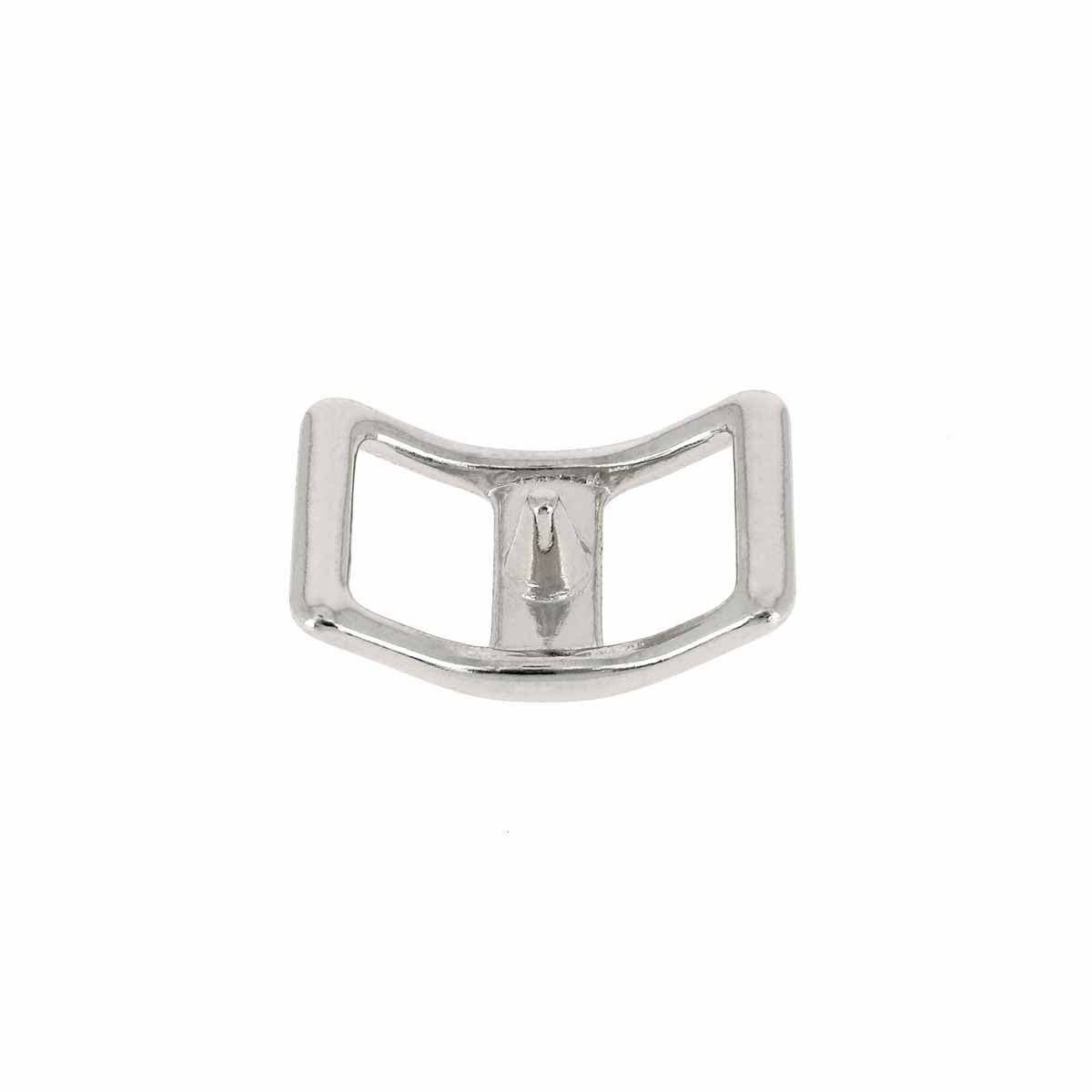 Boucle conway en Laiton - NICKELÉ - Italie - Deco Cuir