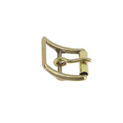 Boucle double incurvée à rouleau en laiton massif, bouclerie pour accessoires en laiton, taille 14 mm.