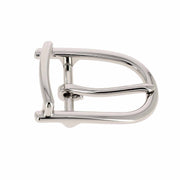 Boucle de ceinture TED en nickel avec passant, 30 mm, pour accessoires de maroquinerie et ceintures.