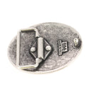 Boucle de ceinturon ovale - UTÉ - ARGENT VIEILLI - 40mm - Deco Cuir