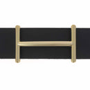 Boucle de ceinturon en forme de H - ASH - 35mm - Deco Cuir