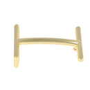 Boucle de ceinturon en forme de H - ASH - 35mm - Deco Cuir