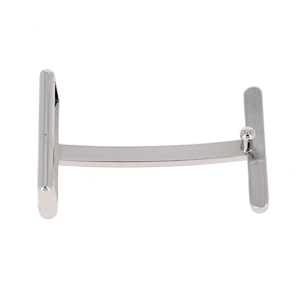 Boucle de ceinturon en forme de H - ASH - 35mm - Deco Cuir