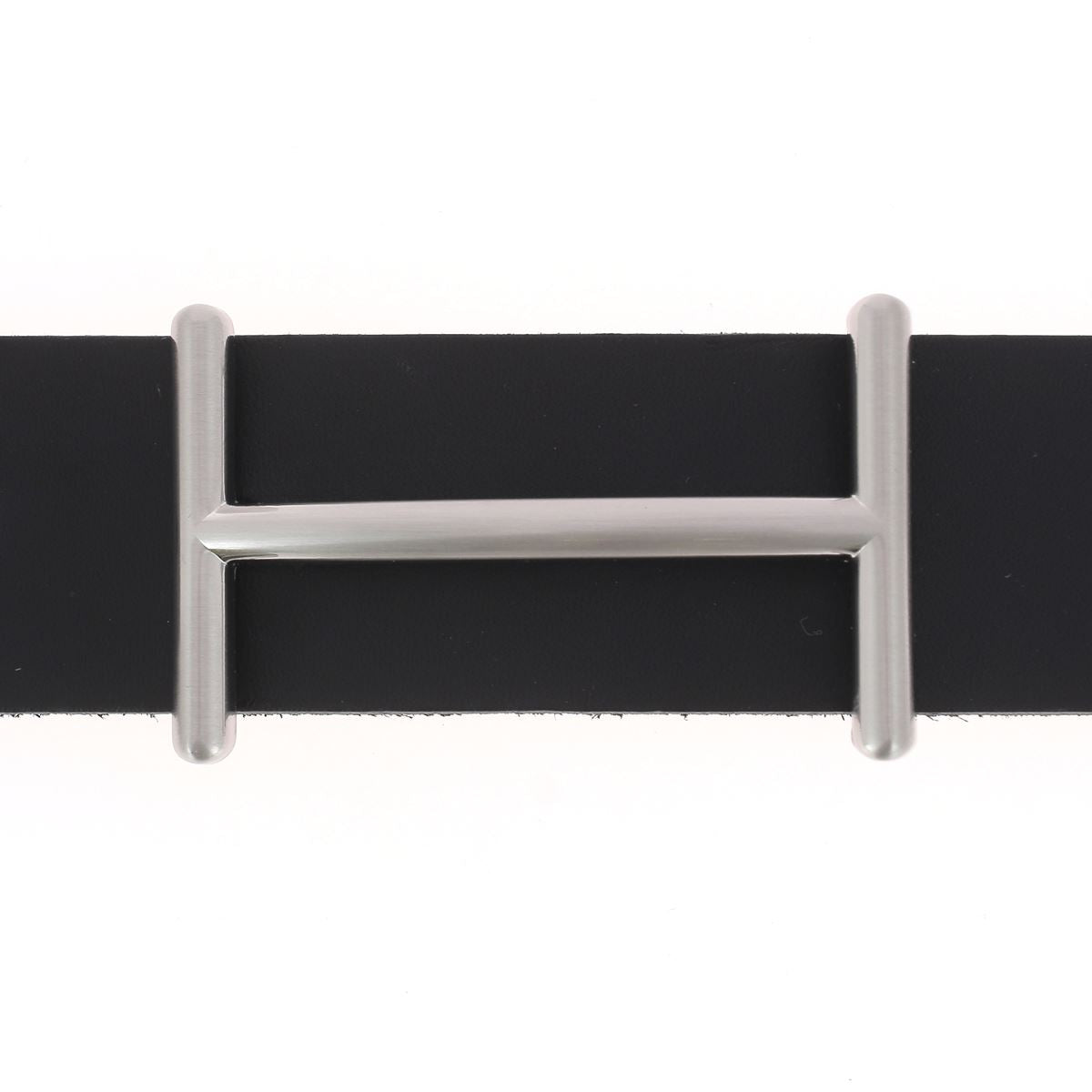 Boucle de ceinturon en forme de H - ASH - 35mm - Deco Cuir