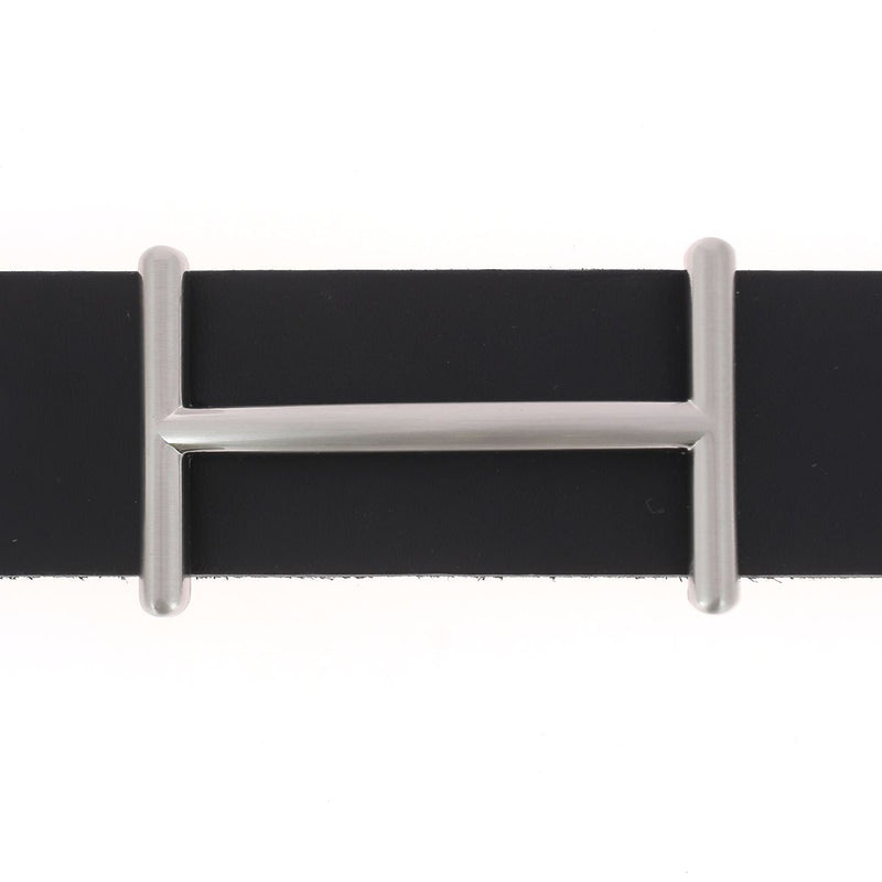 H-shaped belt buckle - ASH - 35mm