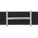 Boucle de ceinturon en forme de H - ASH - 35mm - Deco Cuir