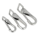 Mousqueton en acier inoxydable à bélière fixe