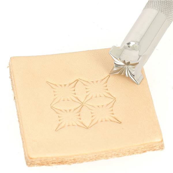 Geometrics Diamond Lined Leather Stamp Tool - Stainless Steel Stamping Tool For Leather Craft (Single Or Set)
