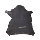 Peau entière de cuir de basane vintage chocolat, qualité 2, fabriquée en France, cuir authentique et antique pour artisanat.