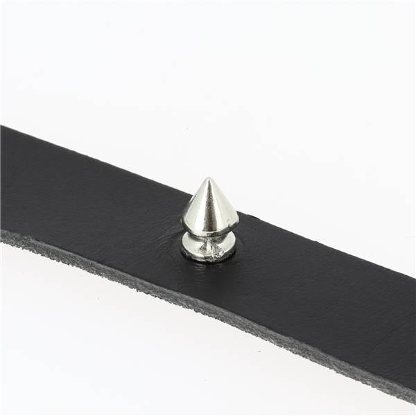 100 Rivets/clous Métalliques PATIKIL 6 Mm – Pour Cuir, Tissu, Ceintures, Sacs, Artisanat, Finition Noir Mat