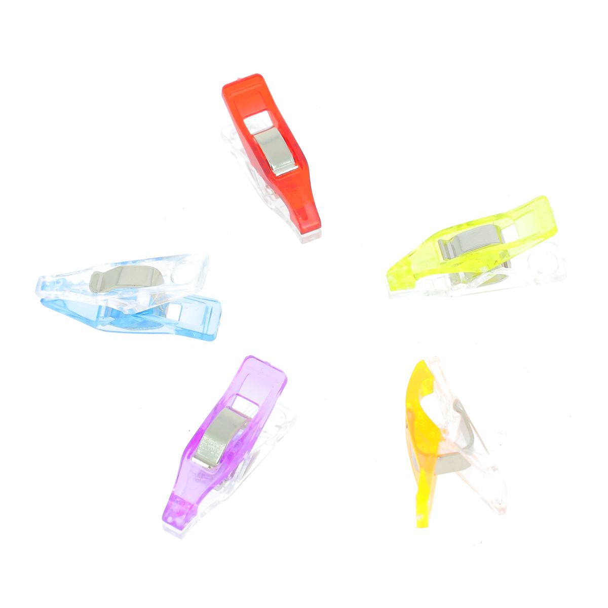 Lot De 30 Pinces à Coudre – Couleurs Assorties, Avec Lignes De Marquage (5/7/10 Mm) – Pour Couture, Patchwork, Quilting