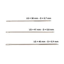 Aiguilles pour cuir - Pointe triangle - 3/7 - John James JJ18037