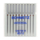 Lot de 10 aiguilles UNIVERSELLES pour machine à coudre - Schmetz - Deco Cuir