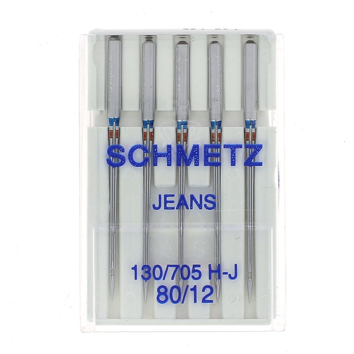 Lot de 5 aiguilles JEANS pour machine à coudre - Schmetz - Deco Cuir