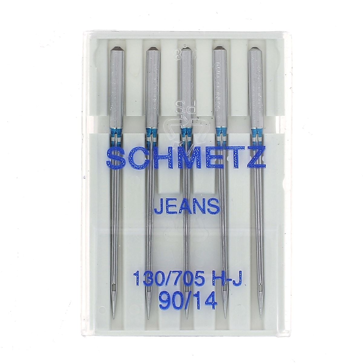 Lot de 5 aiguilles JEANS pour machine à coudre - Schmetz - Deco Cuir