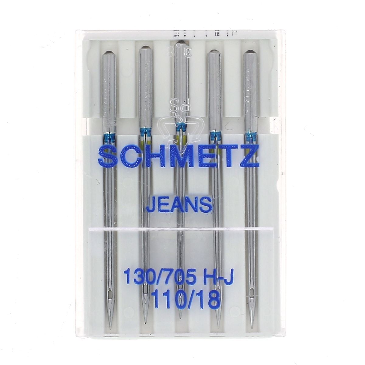 Lot de 5 aiguilles JEANS pour machine à coudre - Schmetz - Deco Cuir