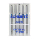Lot de 5 aiguilles JEANS pour machine à coudre - Schmetz - Deco Cuir