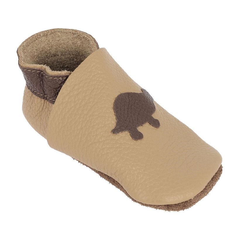 Leather Baby Booties Kit Chocolate Turtle Leather Decor