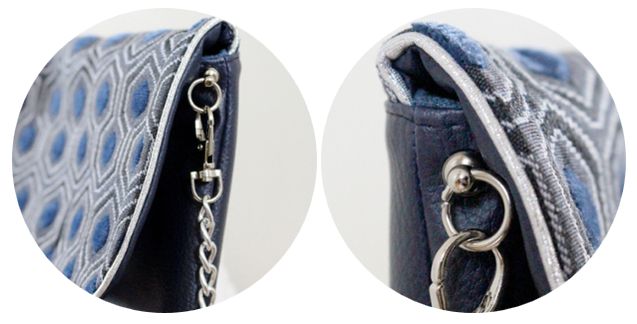 Bouton de col avec anneau - Pour lanière de 10mm - Deco Cuir