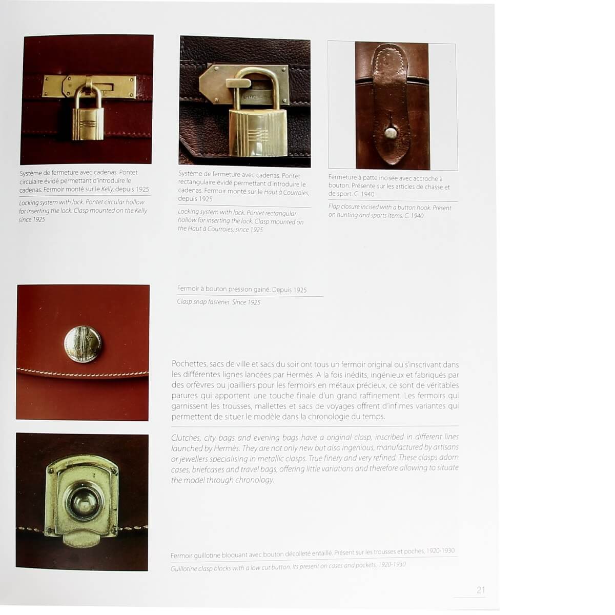 Livre "Guide et codes des sacs Hermès" de Geneviève Fontan, livre de référence sur les sacs Hermès, publié par Arfon.