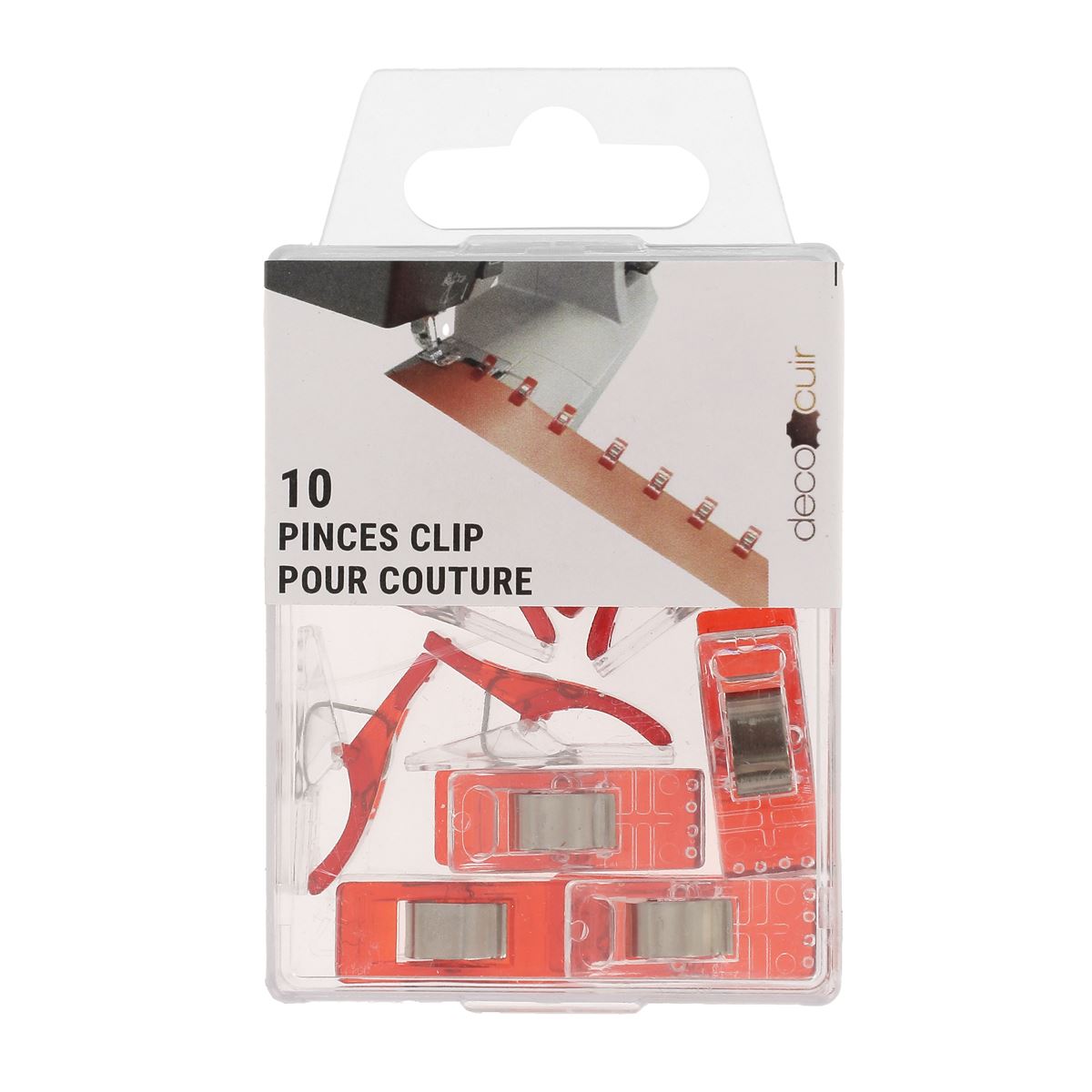 Pack de pinces à coudre - Pinces à tissus et cuir - Mercerie