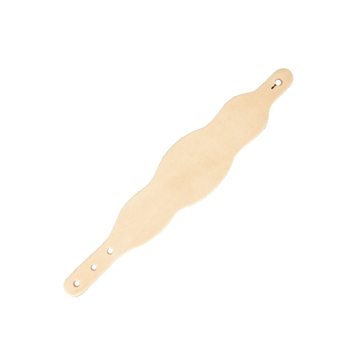 Découpe pour BRACELET en cuir naturel à personnaliser - Taille ENFANT - 3 VAGUES