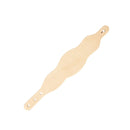 Découpe pour BRACELET en cuir naturel à personnaliser - Taille ENFANT - 3 VAGUES