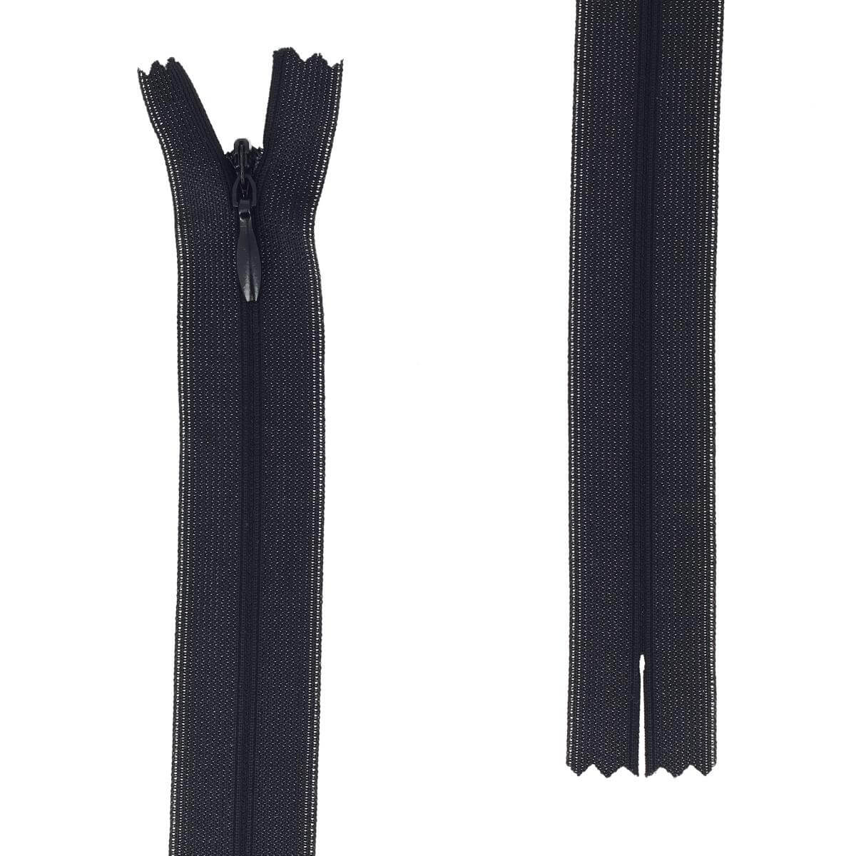 Zib Invisible INVISIBLE zipper - BLACK - BROWN - BEIGE | Leather decor
