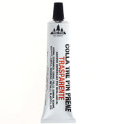 Tube de colle contact transparente de 75g pour cuir, idéal pour fixer et réparer les surfaces en cuir avec précision.
