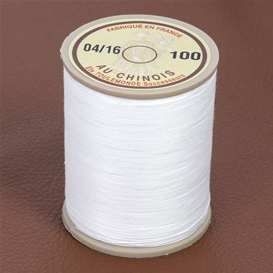 Fil Chinois Spécial Cordonnerie 100% polyester - Bobine 750 m - BLANC 100-2.jpg