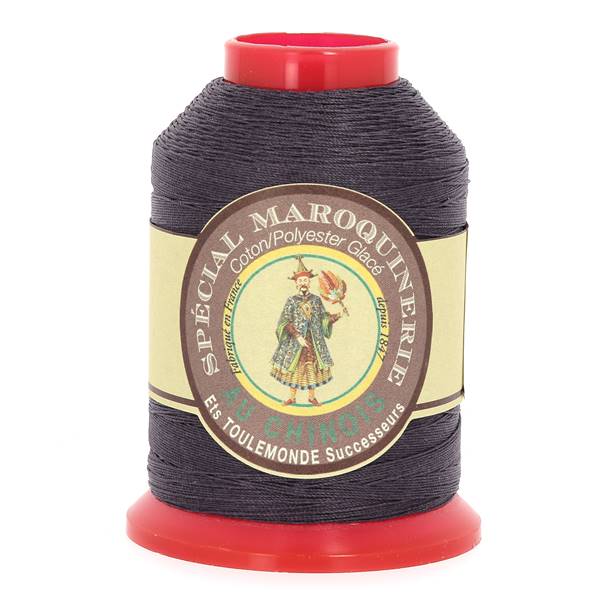 Fil Chinois Spécial Maroquinerie polyester coton - 28-3 - 0,45 mm - AUBERGINE 346x600.jpg