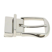 Boucle de ceinture à griffe MAE en nickelé, 30mm, type de bouclerie pour ceinture en cuir ou tissu.