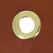 Lot d'œillets à griffes ronds Deco Cuir, diamètre 15mm, finition dorée claire, accessoires pour cuir et travaux manuels.