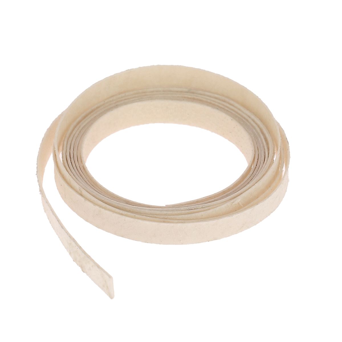 Lacet en cuir brut Plat - Rawhide - NATUREL - Deco Cuir