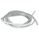 Lacet en cuir Carré - Largeur 2,8mm - Longueur 1,20m - BLANC - Deco Cuir