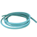 Lacet en cuir Carré - Largeur 2,8mm - Longueur 1,20m - TURQUOISE - Deco Cuir