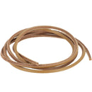 Lacet en cuir Carré - Largeur 2,8mm - Longueur 1,20m - MARRON CLAIR - Deco Cuir