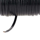 Lacet en cuir pigmenté Plat - Largeur 4mm - Deco Cuir