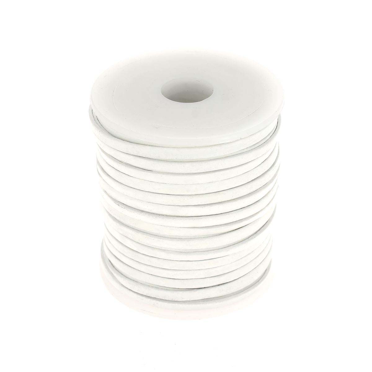 Lacet en cuir pigmenté Plat - Largeur 3mm - Deco Cuir