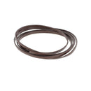 Lacet en cuir pigmenté Plat - Largeur 3mm - Deco Cuir