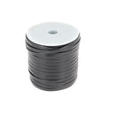 Lacet en cuir pigmenté Plat - Largeur 4mm - Deco Cuir