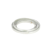 Lacet en cuir pigmenté plat Deco Cuir, largeur 4 mm, pour chaussures, visible en détail dans l'image.