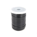 Lacet en cuir pigmenté Plat - Largeur 5mm - Deco Cuir