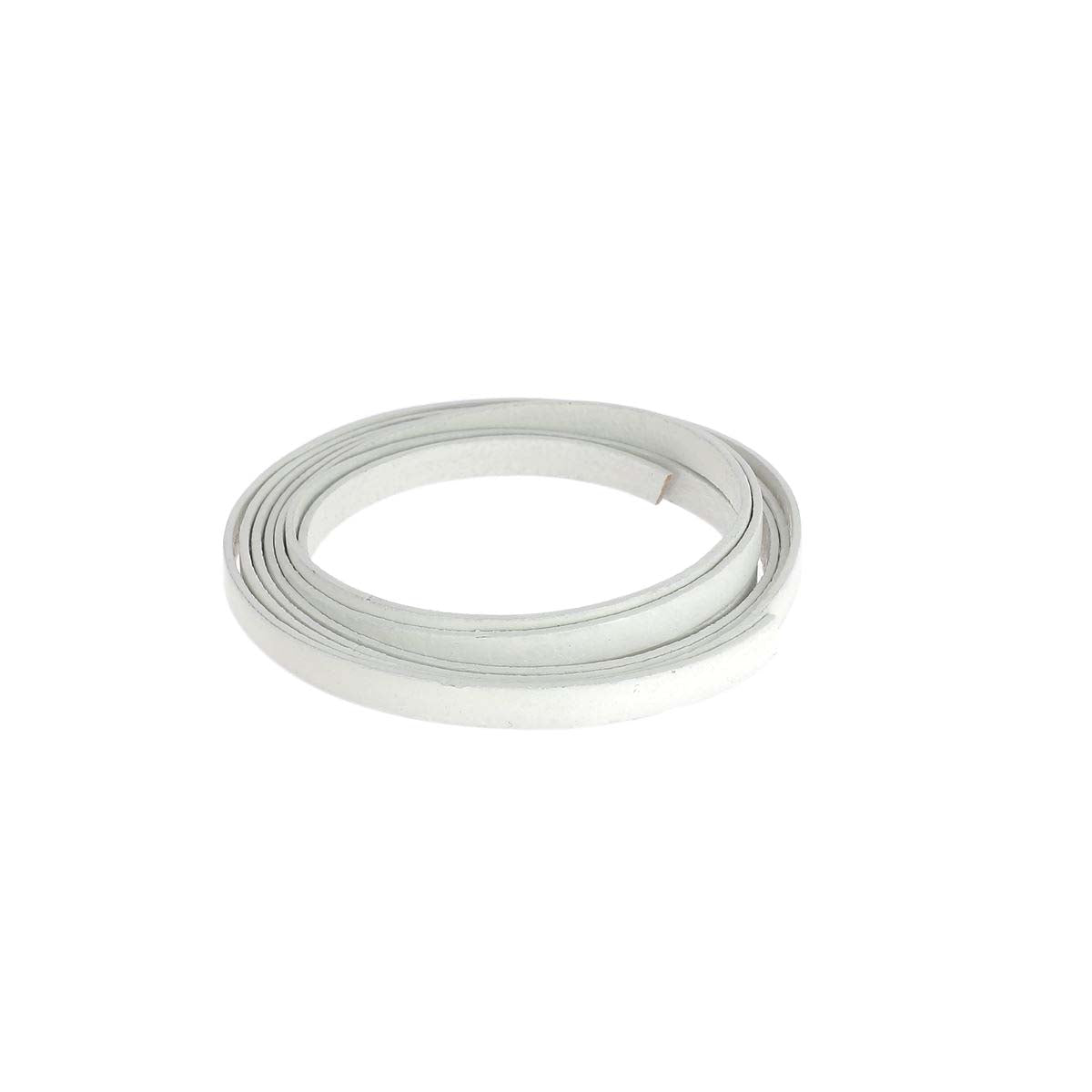 Lacet en cuir pigmenté Plat - Largeur 5mm - Deco Cuir