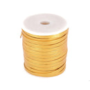 Lacet en cuir pigmenté Plat - Largeur 5mm - Deco Cuir