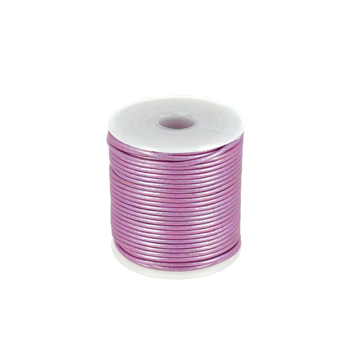 Lacet en cuir pigmenté Rond - Diamètre 1.5mm - Deco Cuir